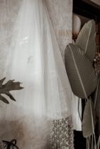 HTS050 Han Xiao workshop pure hand-made embroidery new wedding Yaner wedding photo wedding photo