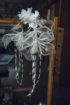 New Pinhan Xiao bridal headwear lace flower method embroidered flower petals temperament beautiful wedding photography model photo modeling