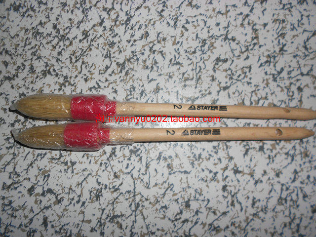 IMPA510135 Car Wash Cleaning Brush Sub Interior Dust Removal Car Beauty Details Brush Wood Handle Round Head Pig Mane Brush