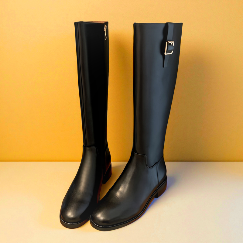 Genuine Leather Boots for Women 2026 New Autumn and Winter Large Size Riding Boots for Thick Legs Straight High Tube Long Leather Boots Long Boots Knight Boots Genuine Leather Boots for Women 2026 New Autumn and Winter Large Size Riding Boots for Thick Legs Straight High Tube Long Leather Boots Long Boots Knight Boots