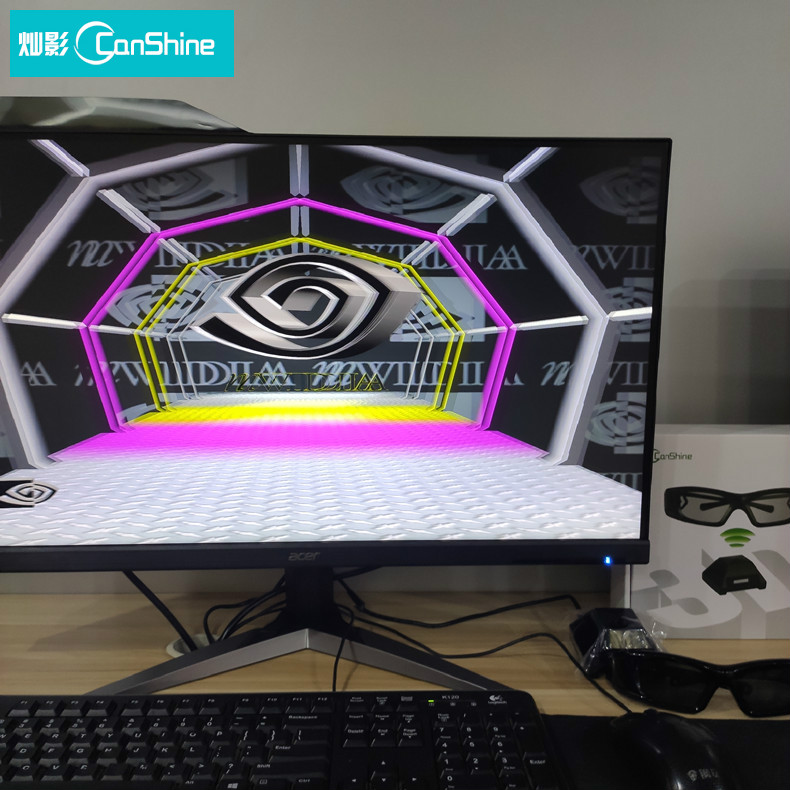 Can Shadow Certified ACER 27 inch 3D display with RF 3D kit 3D mapping ULITY