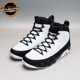 University of North Carolina AirJordan9Black-RedAJ9 ສີດຳ ແລະ ສີຂາວ ສີດຳ ປ້າຍທະບຽນ 302370-112