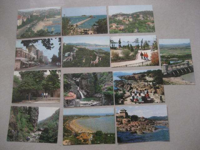 1978 Shandong People's Edition Qingdao Postcard 12 Complete