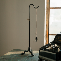 蘑菇空间 美式复古兽爪底座弯钩饰品架 铁艺首饰项链展架兽脚帽托