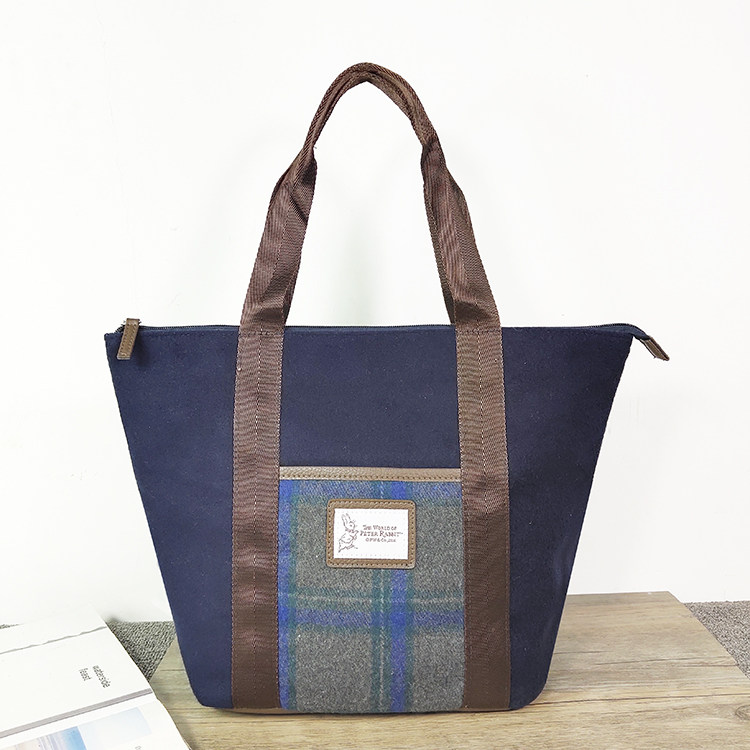 Peter Rabbit thickens hair and single shoulder shopping bag with single shoulder handheld environmentally friendly bag