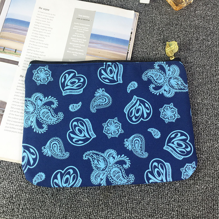 J's canvas quilted cosmetic bag V6 live tour2015 concert peripheral storage bag 20TH commemorative model