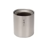 Япония Direct Snow Peak/Xuefeng Double -Layer Non -Reciprocated Titanium Cup Укладка чайная чашка M200/H300/450