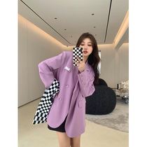 NORA casual suit jacket women 2021 new spring and autumn loose waist design sense niche street small suit