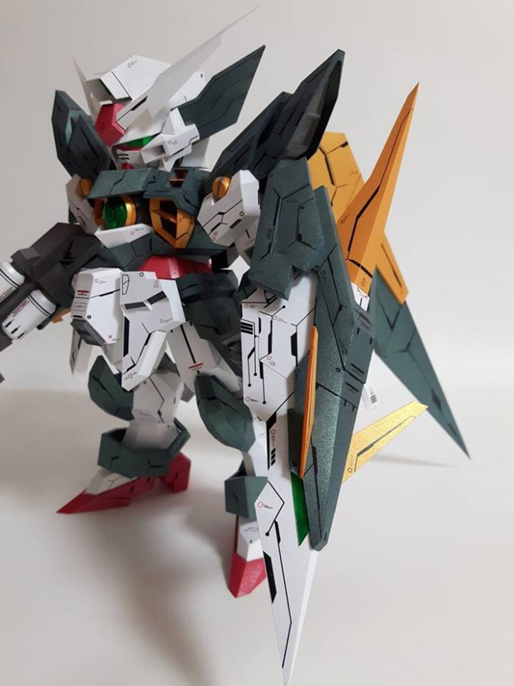 K Giấy Linh Hồn SD Riascita Gundam Gundam Mô Hình Giấy DIY Nhập Khẩu Giấy Đường Thẳng Cắt Miễn Phí mô hình giấy xe hơi