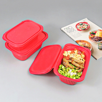 Box meal packing box 1000ml cooked food duck neck packing box with lid microwave heating disposable takeaway boxed box