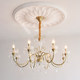 French-Style Vintage Crystal Chandelier for Living Room, Simple and Elegant American Style, High-End European-Style Candle Chandelier for Dining Room and Bedroom