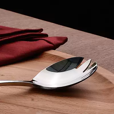 Salad fork Stainless steel salad spoon Salad vegetable fork Fruit fork steak fork exported to Germany cost