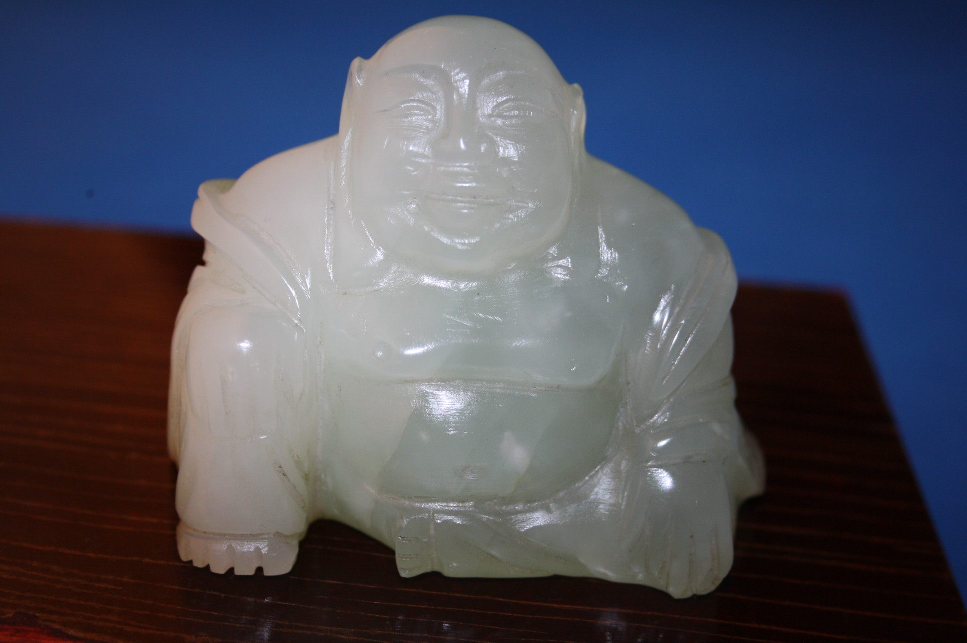 Old Natural Handmade Big Belly of the Jade Buddha Junction Price