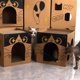 Corrugated cat nest sleep nest all-in-one multifunctional bunk ເທິງແລະຕ່ໍາ bunk ສອງຊັ້ນສີ່ລະດູການ cat nest ຮັງ cat ນອນ carton cat nest