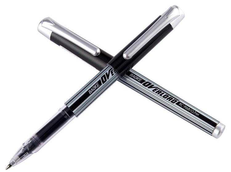 Baoke PC1168 neutral pen 0 7mm bullet student water-based pen bold business meeting office signature pen