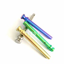 Motorcycle retrofit with titanium alloy caliper bolt CNC crab