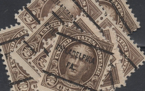 American early pre-sale stamp spy Nathan Hale Philadelphia Pennsylvania postmark