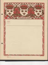 Swedish telegraph newspaper used 1912-77 with red and gold crown folded