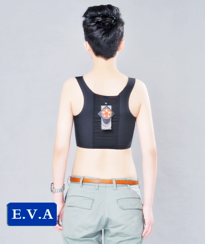 Băng lụa siêu mỏng thoáng khí les.tt băng corset gia cố vừa mở khóa kéo ngắn đoạn thể thao vest đồ lót