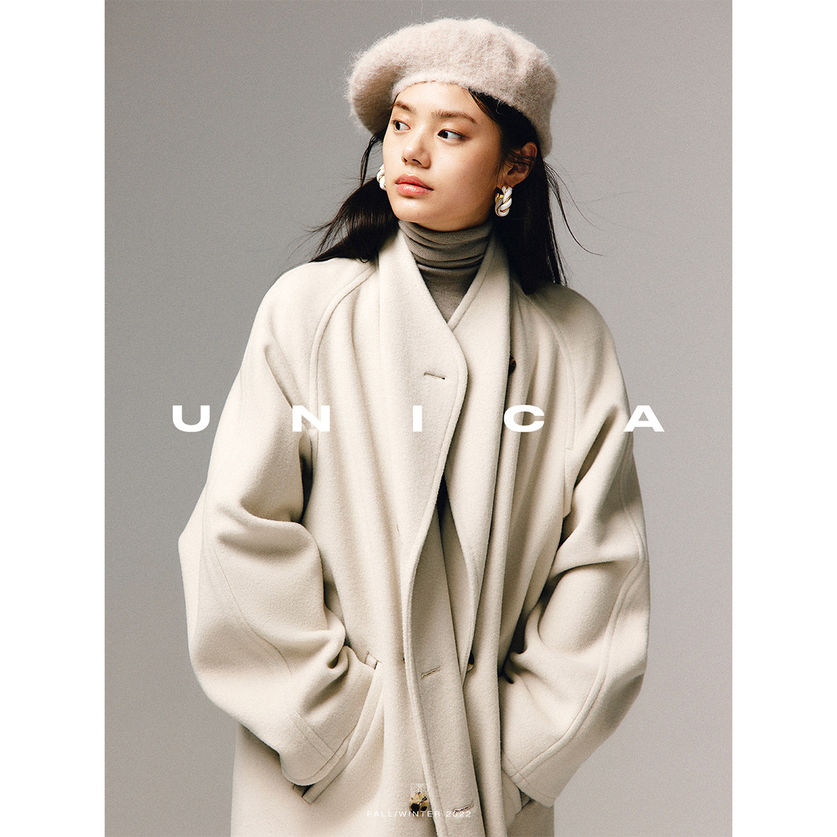 UNICA town store B defeat VtgMaxm*ra antique No. 001 collection grade woolen coat cashmere coat female autumn and winter