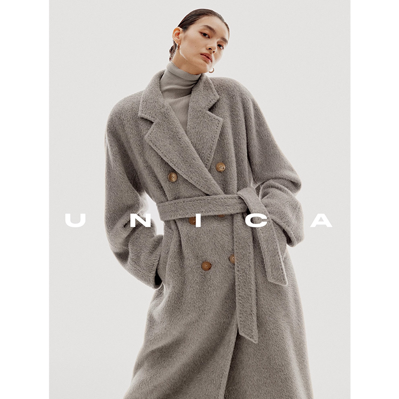 Unica Alpaca Wool Top_Imported from Peru Inca Undyed Alpaca Wool Madame Woolen Coat for Women Unica Alpaca Wool Top_Imported from Peru Inca Undyed Alpaca Wool Madame Woolen Coat for Women