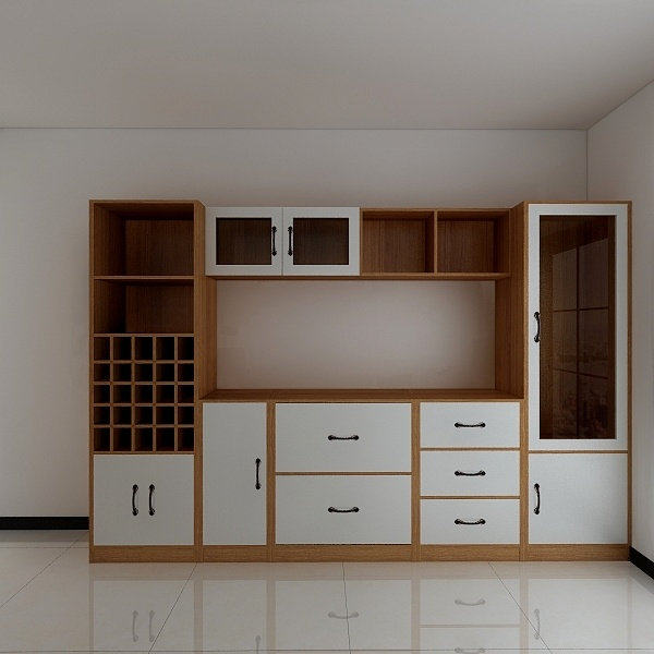 Balcony storage cabinet sunscreen bay window cabinet storage cabinet sundries floor cabinet low cabinet European-style large-capacity solid wood cabinet customization