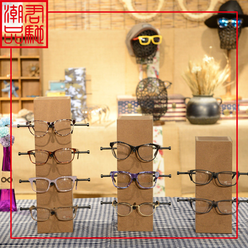Jun Chi Tide Pint Density Board Display Rack Upscale Glasses Show Shelf Storefront Display Containing and Decorative Props