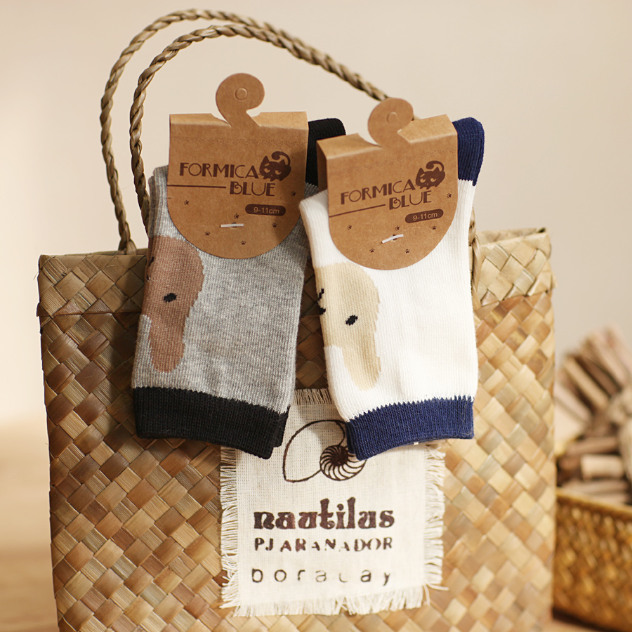 Autumn and winter baby combed cotton socks cute cartoon children's stockings boneless children's socks