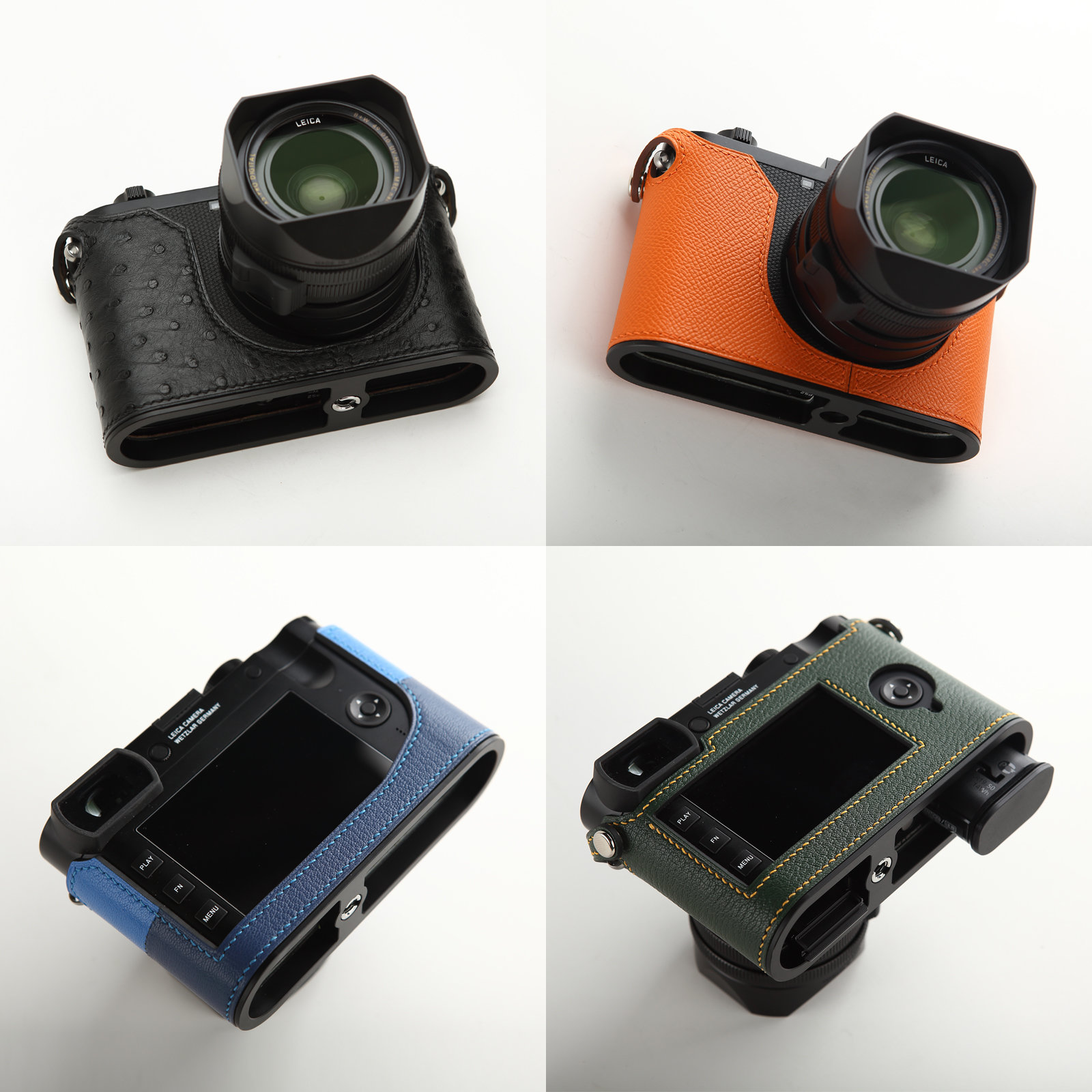 Leica Q2 Leather Case Camera Case LEICA Q2 Handmade Custom Imported Leather Goatskin Calfskin Larry