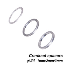 ZTTO chase the middle axle fine-tuning gasket 1 2 3mm mountain bike CNC aluminum alloy axle washer