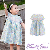 Toullejour girls dress son Athleta Garden Department Broken Floral Print Sweep Crafts Tandem Dress Petty dolls dress Dress