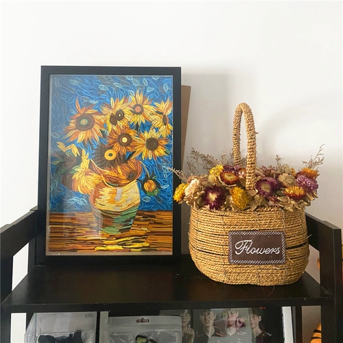 Бесплатная доставка!Van Gogh для подсолнечной бумаги, бумажная бумага, найденная карта, пьющая 300 г толщиной тип A3 A4 Два размера