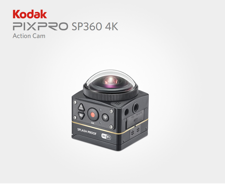 Máy ảnh thể thao kỹ thuật số giải phóng mặt bằng Kodak / Kodak SP360 HD Mini Mini trên không