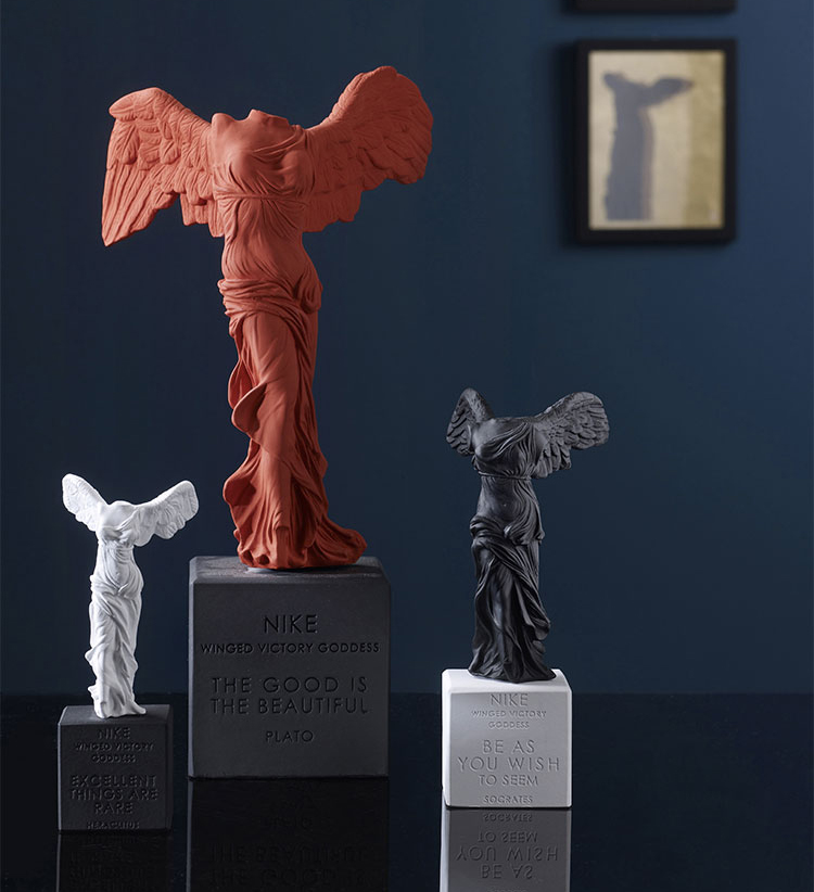 Spot Sophia Greek Nike Triumph Goddess Art Statue Sculpture Retro Decoration Photo Nordic Ins Wind