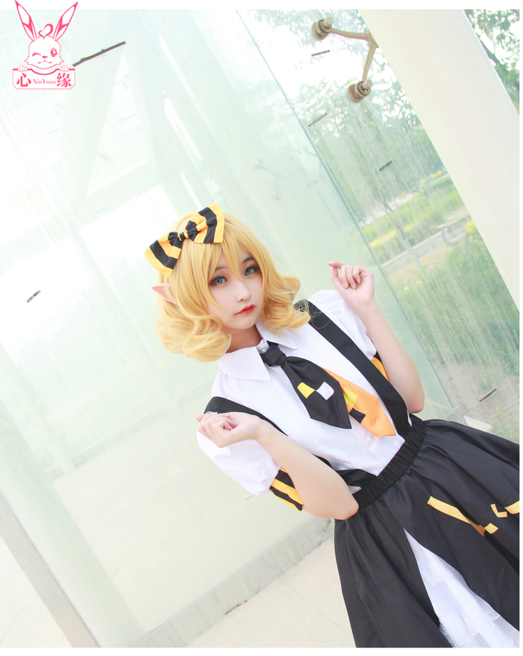 Trái tim đã được ủy quyền Bump thế giới cosplay vàng sex Quần áo giả COS COS hàng giả cosplay anime nữ đẹp