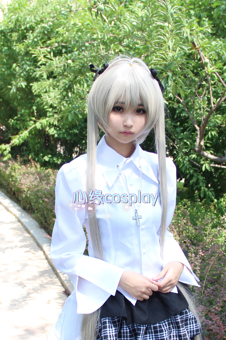 Trang phục cosplay 空空 cos 春日 野 穹 cosplay Loli váy thỏ để bán cosplay tifa