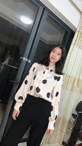 Silk copper ammonia Chiffon raglan sleeve shirt drawing pattern Clothing cutting paper physical paper