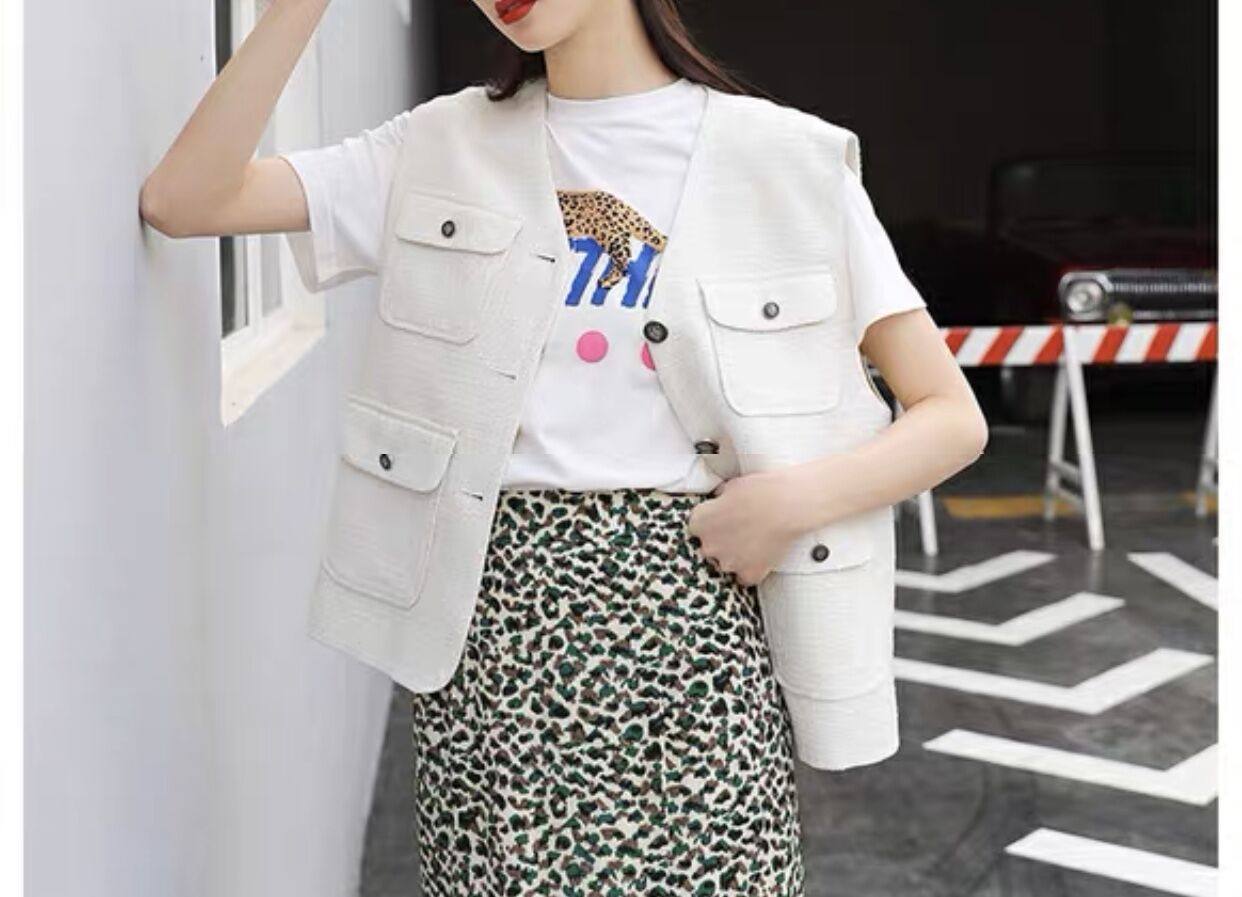 2020 Xiaoxiangfeng spring vest vest jacket paper pattern physical paper clothing drawing