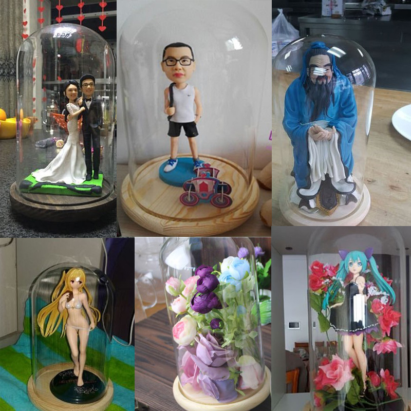 Soft Pottery Double Live Doll Birthday Pinched Like Married Couple Sculpture Diy Material Glass Couple