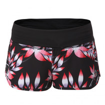 ROXY black pattern surf pants snorkeling diving womens boxer shorts beach quick-drying shorts thin