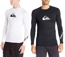 Quiksilver Mens Jellyfish suit Surf suit Long sleeve top Sunscreen shirt Outdoor quick-drying snorkeling diving