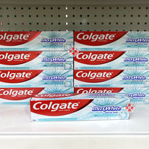 (Three Crowns) Hong Kong version of Colgate Pure Whitening Small Comb Toothpaste 160g Jasmine White Tea