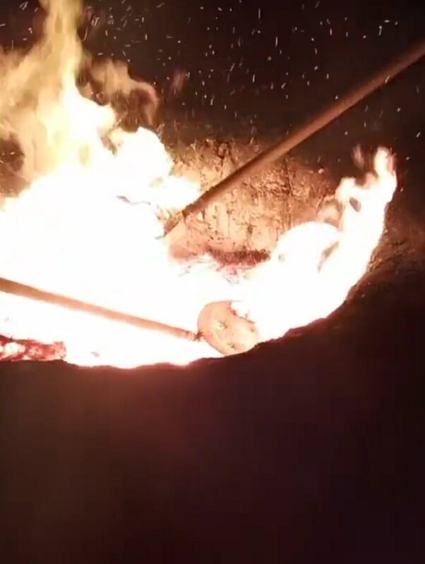 Slag Skimmer for Casting, Slag Scoop, Slag Shovel, Slag Removal Tool for Cast Iron