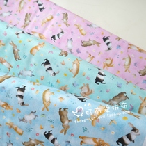 6. Bunny rabbit series imported from the United States patchwork baby clothes book clothes lolita Lolita skirt pure cotton fabric