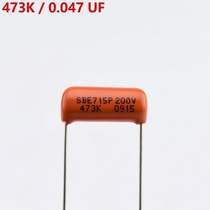 American Orange SBE 0 047uf 473K single coil pickup electric guitar tone capacitor