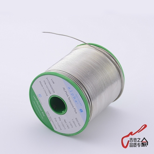 American brand Alpha 3% silver high grade lead-free solder wire diameter 1 02MM