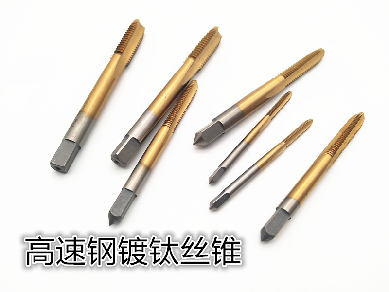 Titanium-plated screw tapping High-speed mesh titanium-plated machine screw tapping screw tapping M3 4 5 6 8 10 12 14 16