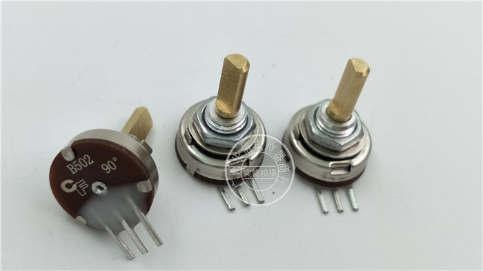 B5K potentiometers model aircraft remote control control with 90-degree handle with thread length 14MMF 7 Number