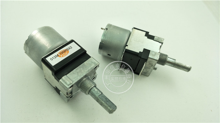 ALPS RK16812MG098 double belt head with motor drive potentiometer B100K handle length 25MMF