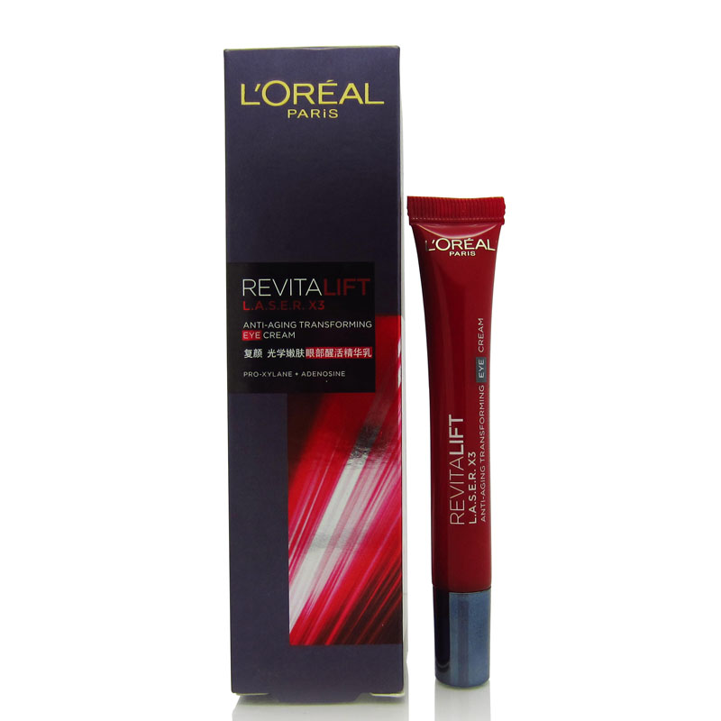 L'OREAL欧莱雅 复颜光学嫩肤眼部醒活精华乳14.5ML 改善眼周肌肤